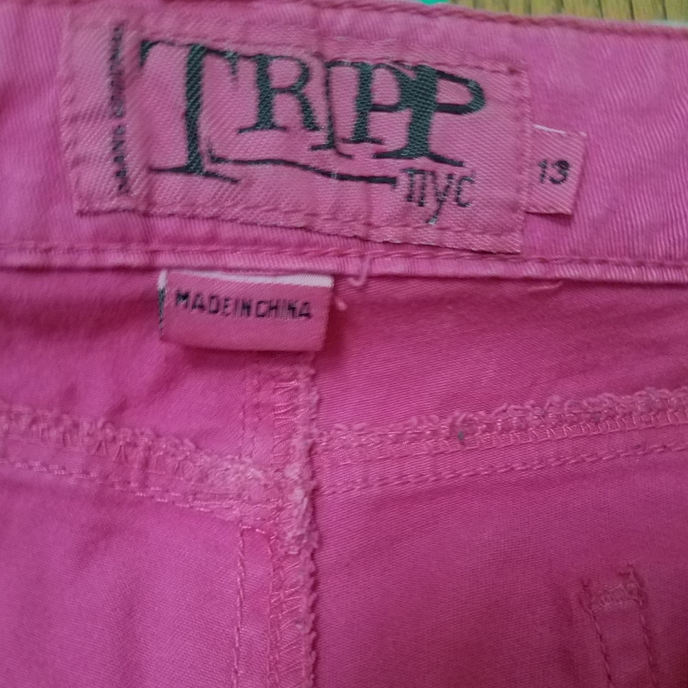Hot pink Tripp skinny jeans - Picture 3 of 5